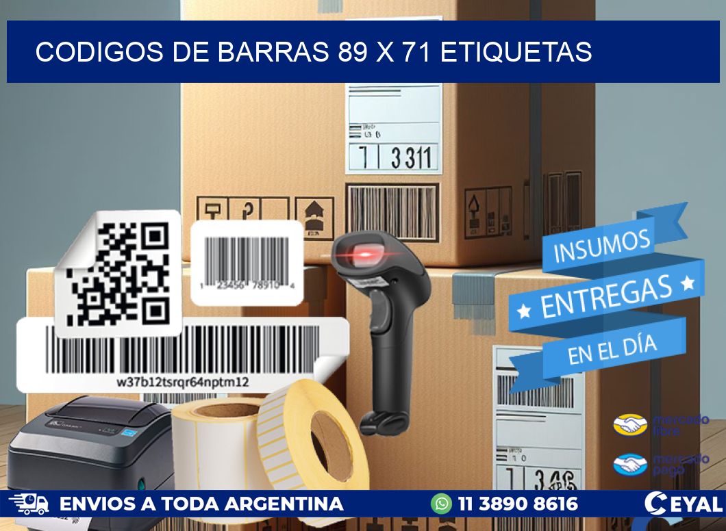 codigos de barras 89 x 71 etiquetas