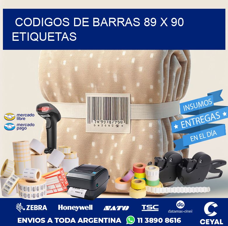 codigos de barras 89 x 90 etiquetas