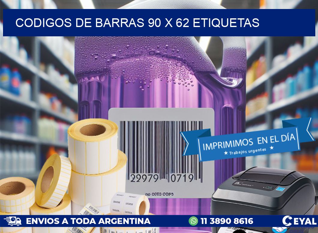 codigos de barras 90 x 62 etiquetas