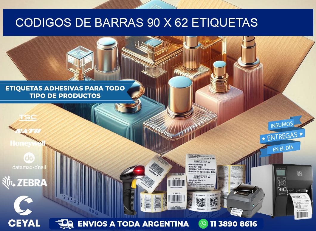 codigos de barras 90 x 62 etiquetas