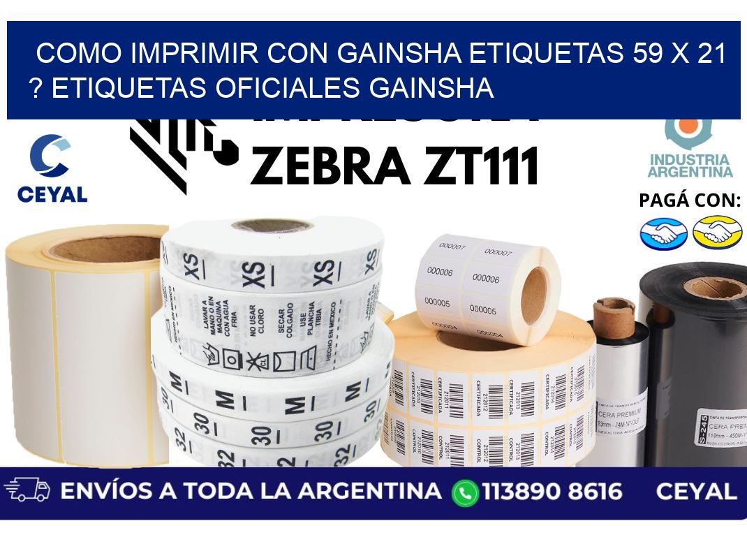 como imprimir con gainsha etiquetas 59 x 21 ? etiquetas oficiales gainsha