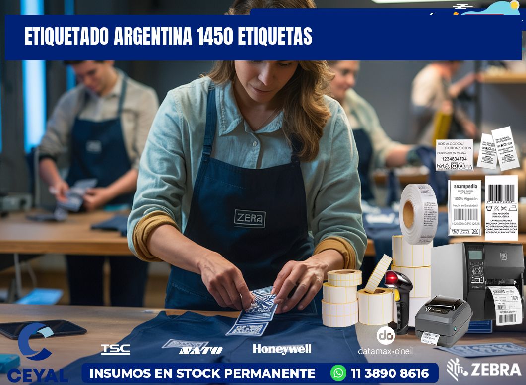 etiquetado argentina 1450 etiquetas