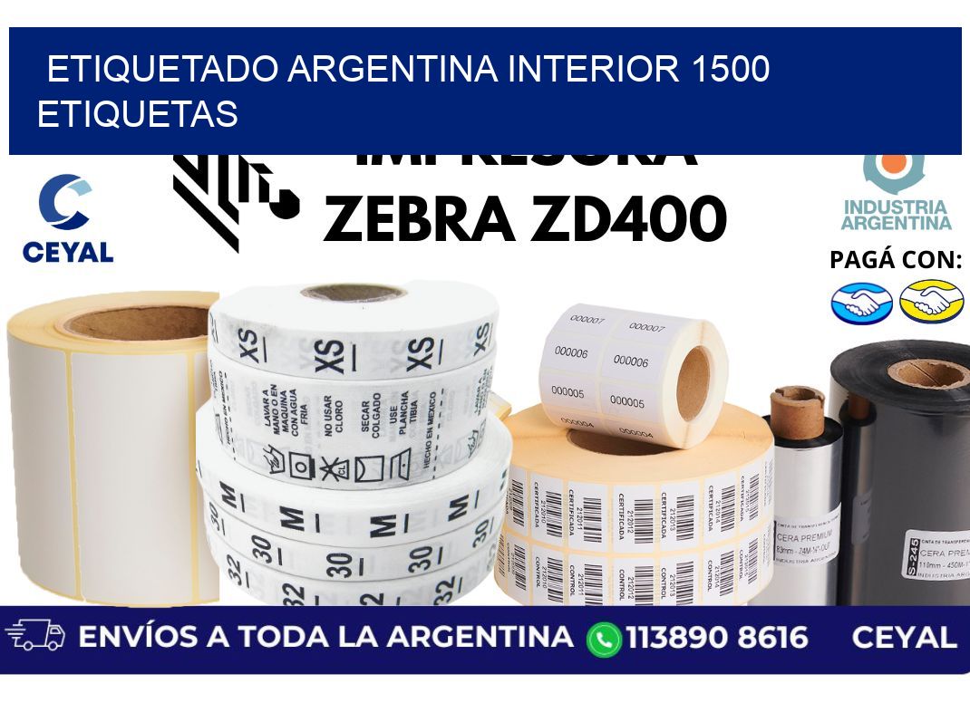 etiquetado argentina interior 1500 etiquetas