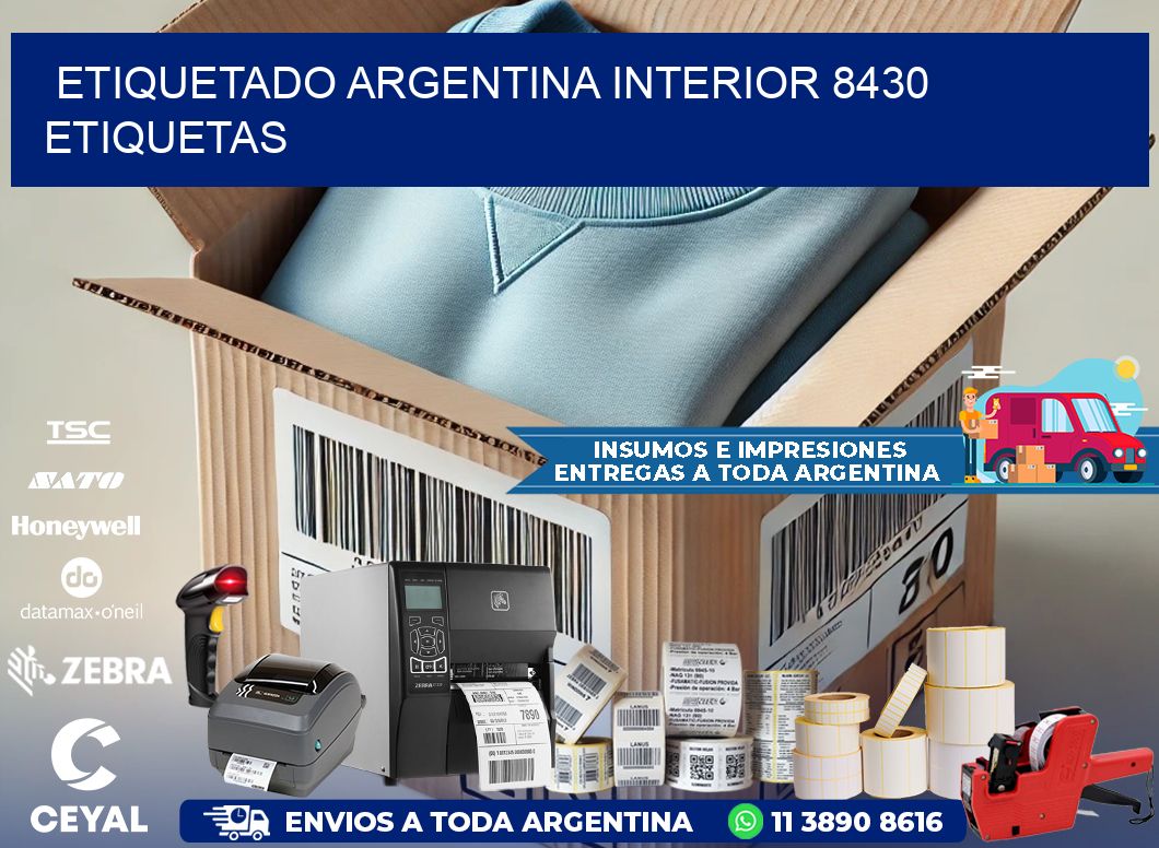 etiquetado argentina interior 8430 etiquetas