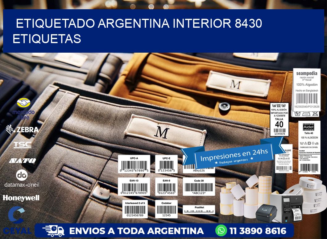 etiquetado argentina interior 8430 etiquetas