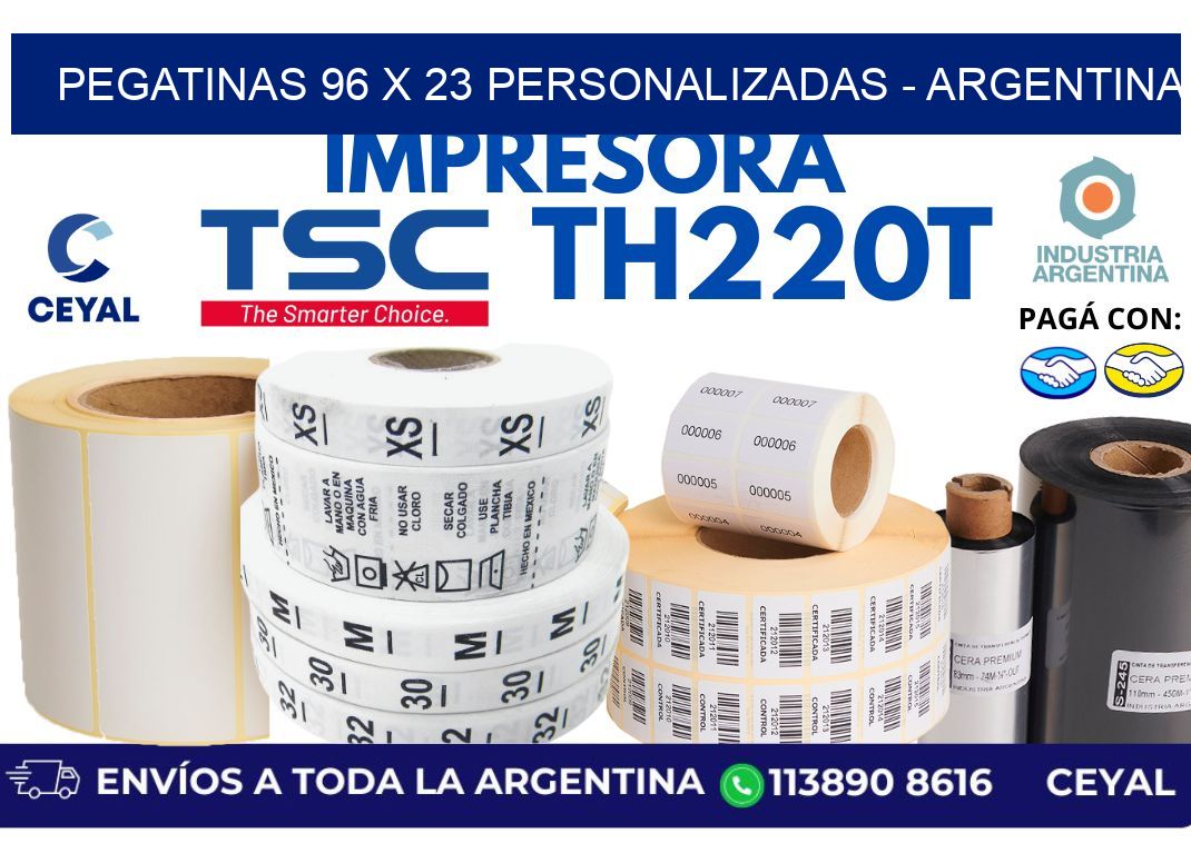 pegatinas 96 x 23 personalizadas - Argentina