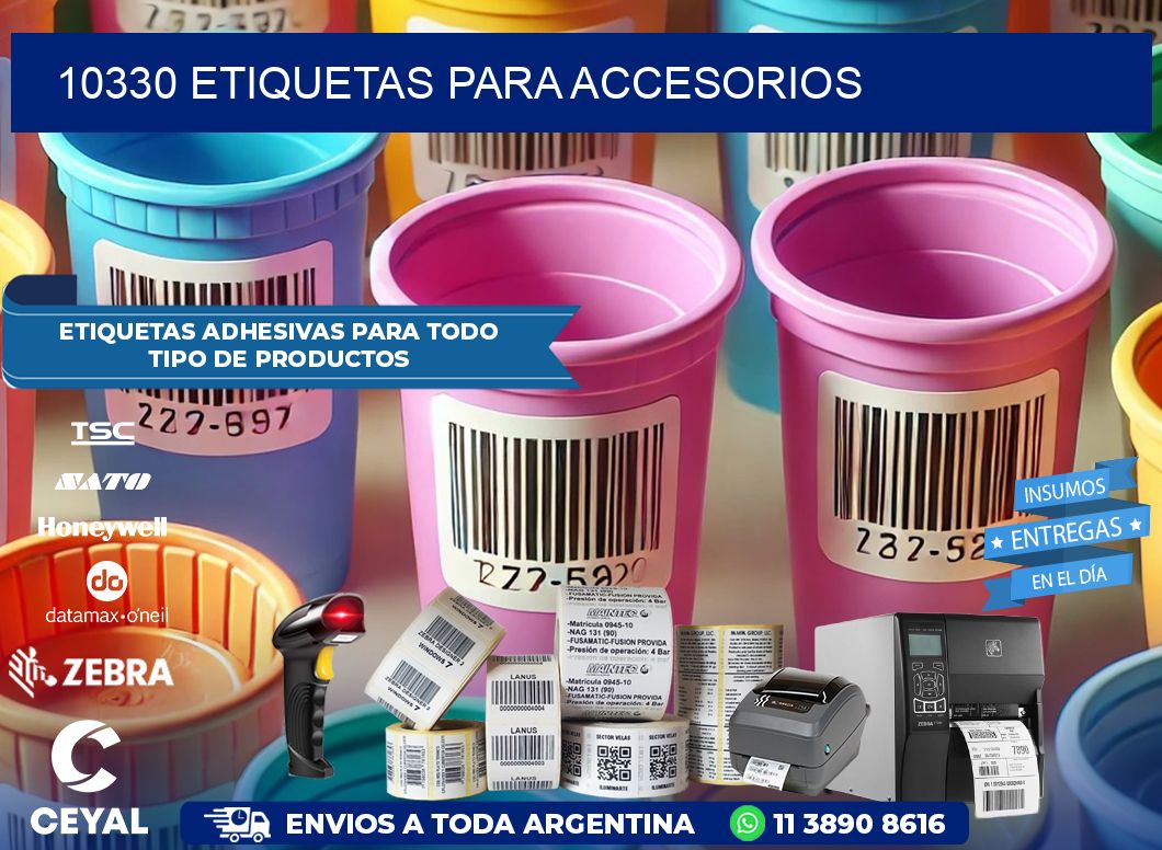 10330 Etiquetas para accesorios