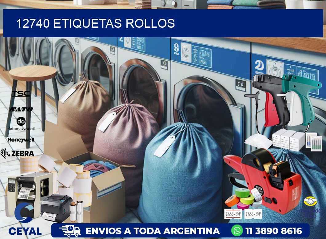12740 etiquetas rollos