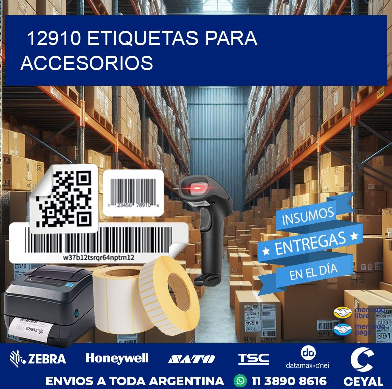 12910 Etiquetas para accesorios