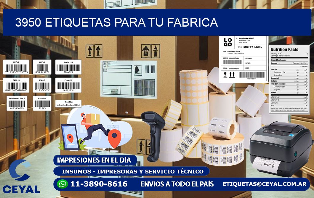 3950 etiquetas para tu fabrica