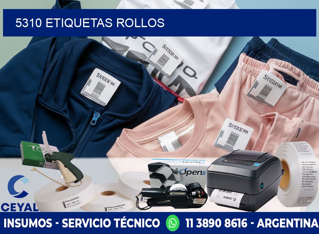 5310 etiquetas rollos