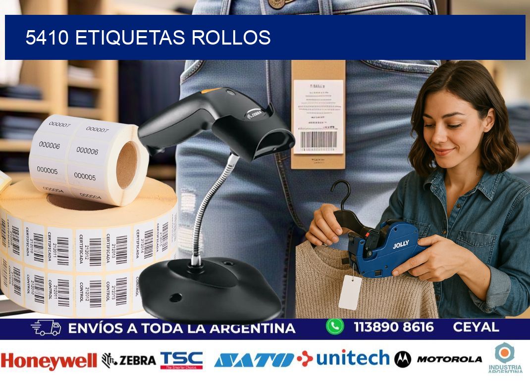 5410 etiquetas rollos
