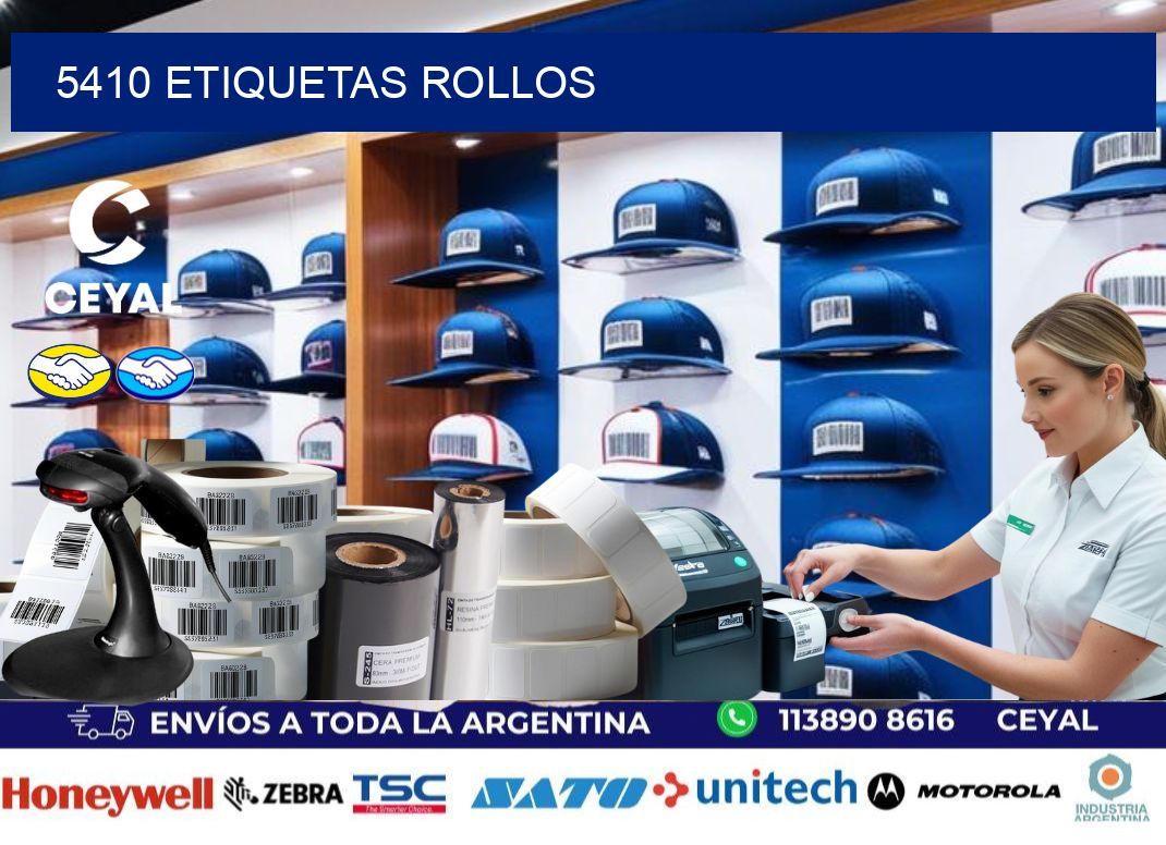 5410 etiquetas rollos