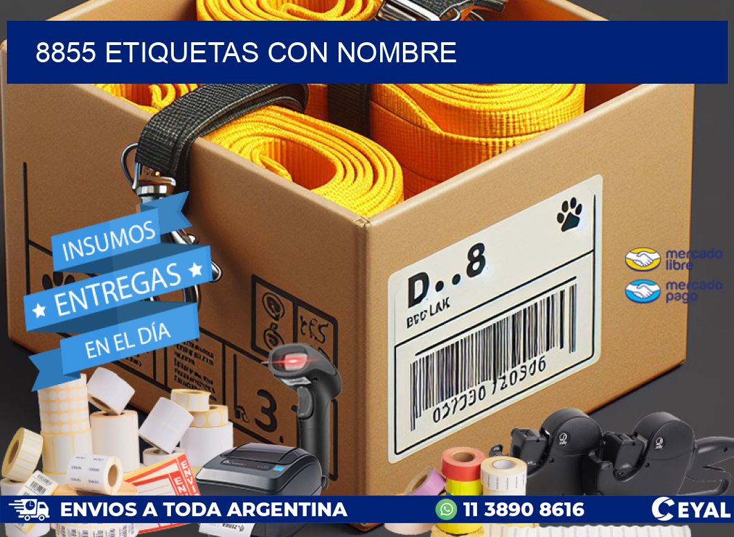 8855 etiquetas con nombre