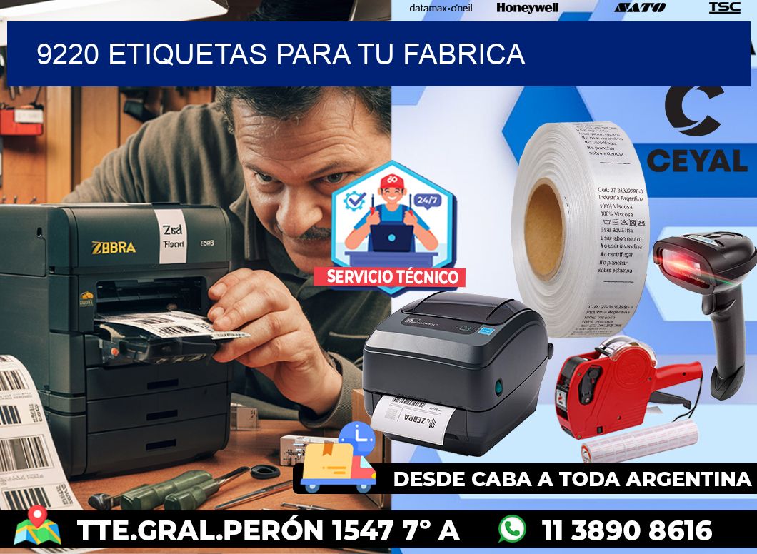 9220 etiquetas para tu fabrica
