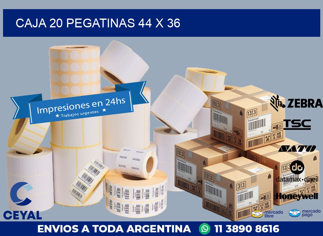 CAJA 20 PEGATINAS 44 x 36