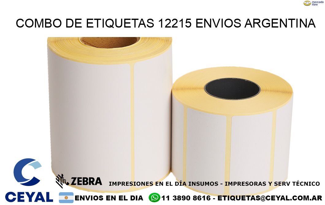 Combo de etiquetas 12215 ENVIOS ARGENTINA