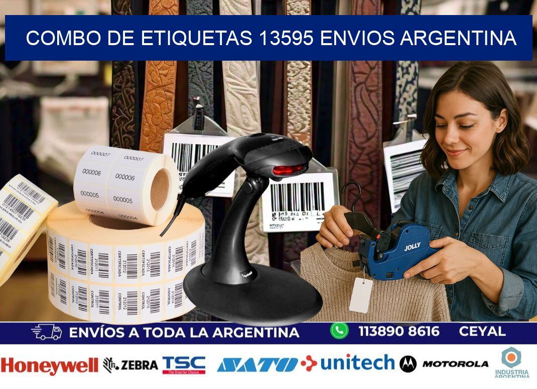 Combo de etiquetas 13595 ENVIOS ARGENTINA