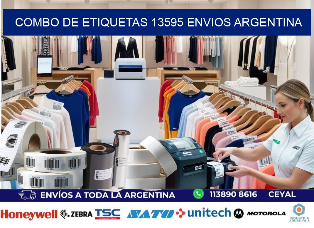 Combo de etiquetas 13595 ENVIOS ARGENTINA