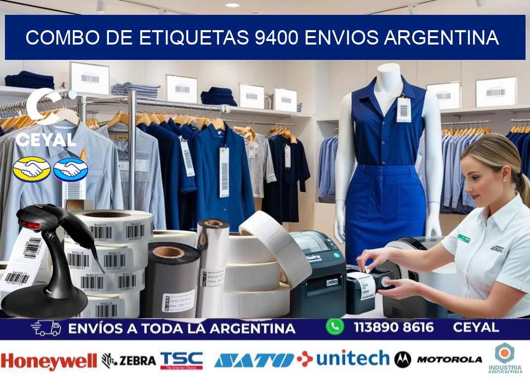 Combo de etiquetas 9400 ENVIOS ARGENTINA