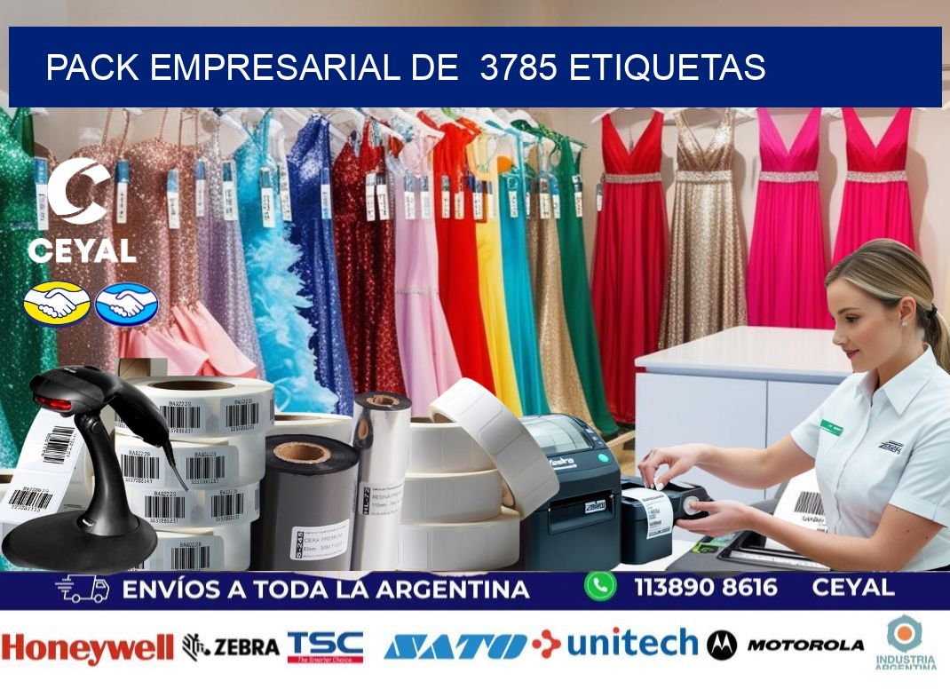Pack empresarial de  3785 etiquetas
