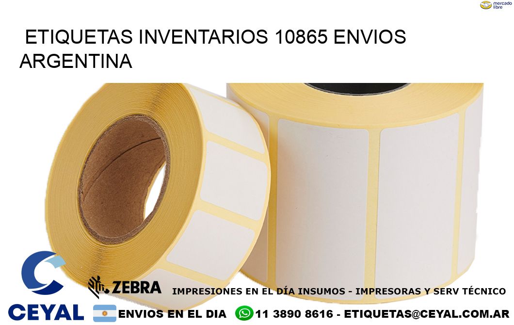 etiquetas inventarios 10865 ENVIOS ARGENTINA