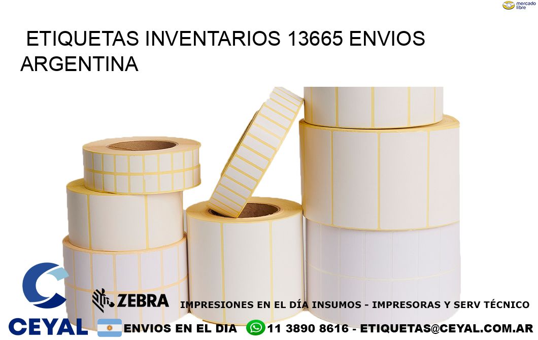 etiquetas inventarios 13665 ENVIOS ARGENTINA