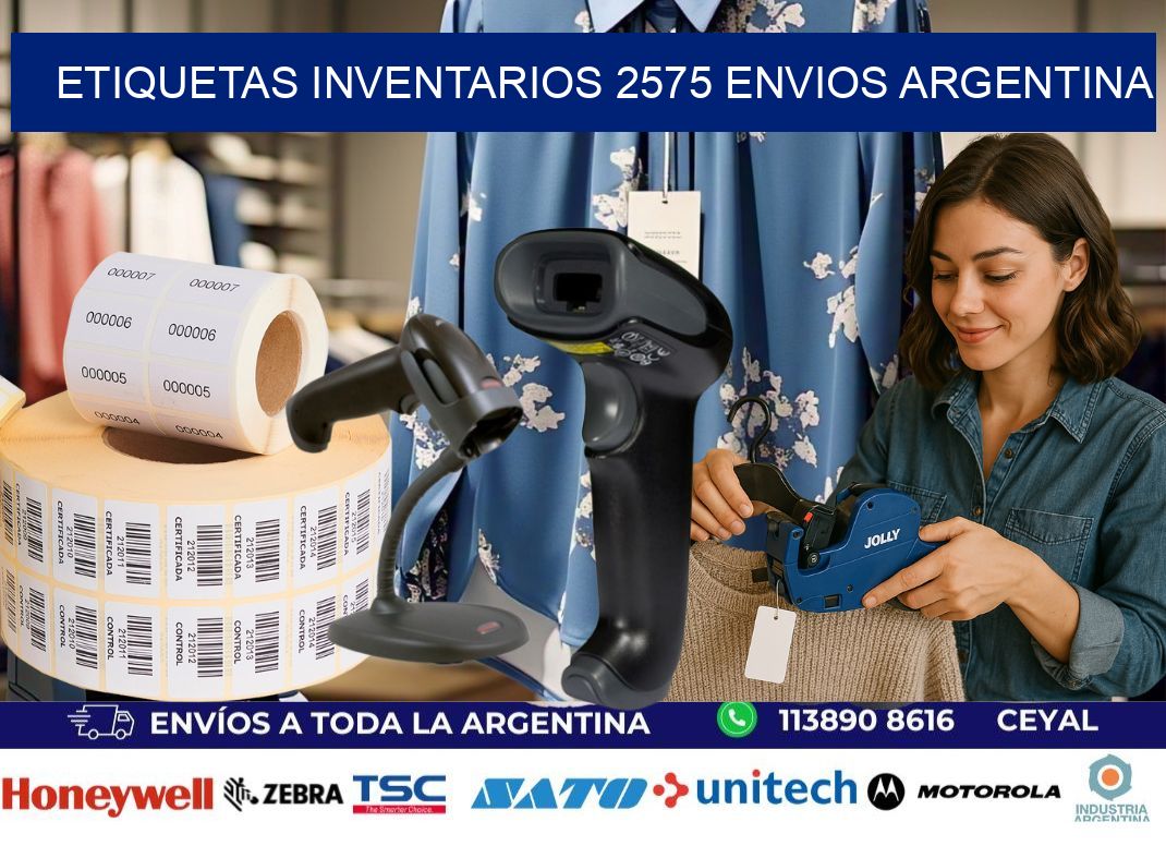 etiquetas inventarios 2575 ENVIOS ARGENTINA