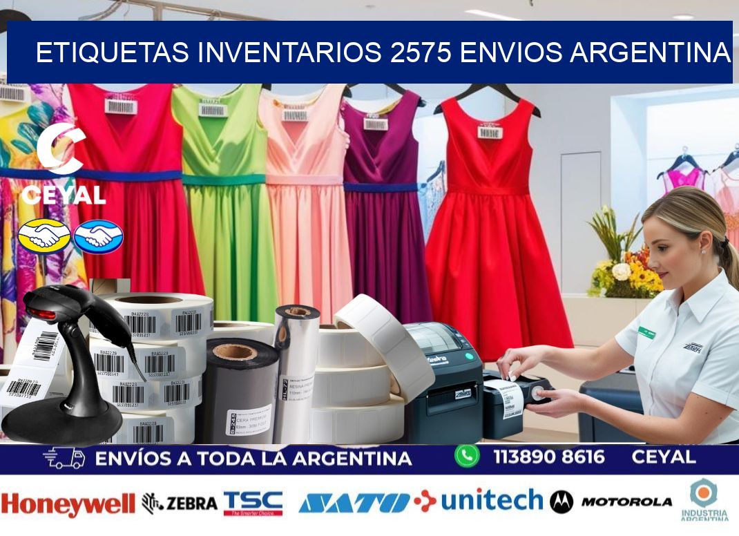 etiquetas inventarios 2575 ENVIOS ARGENTINA