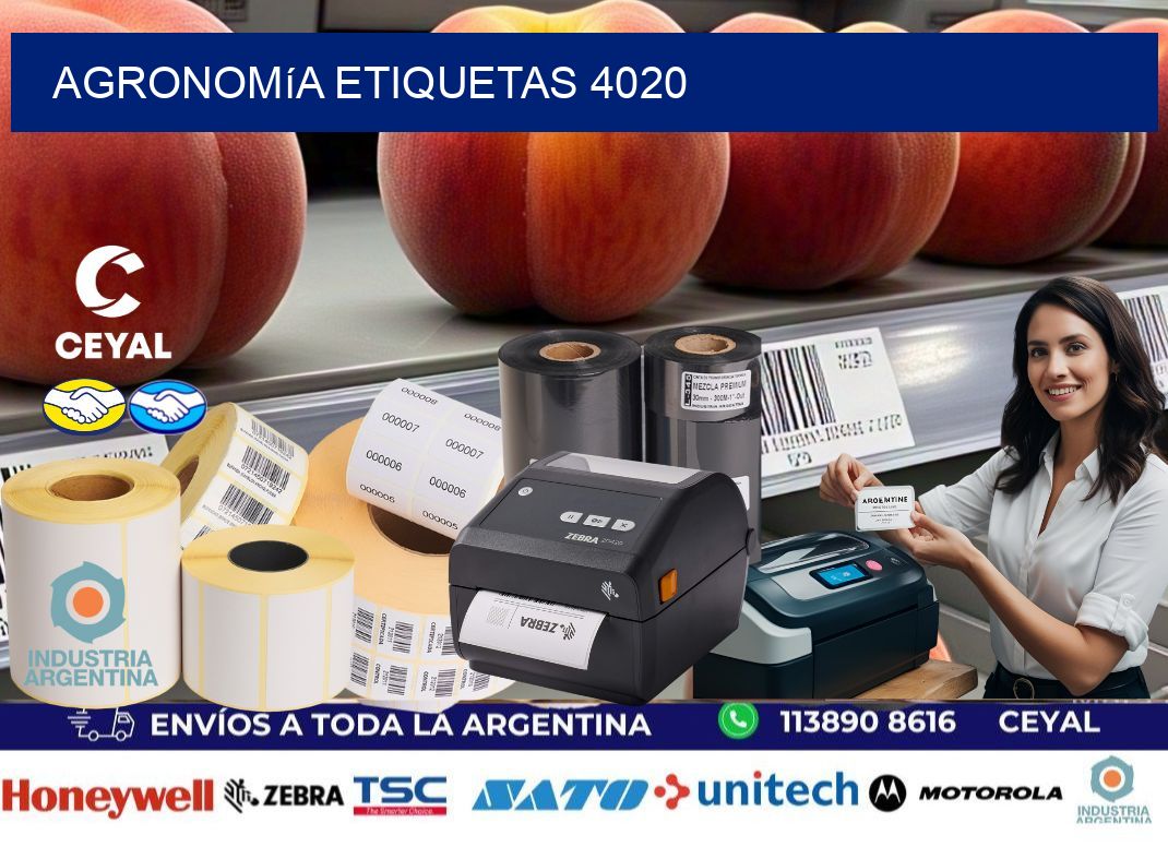 Agronomía etiquetas 4020
