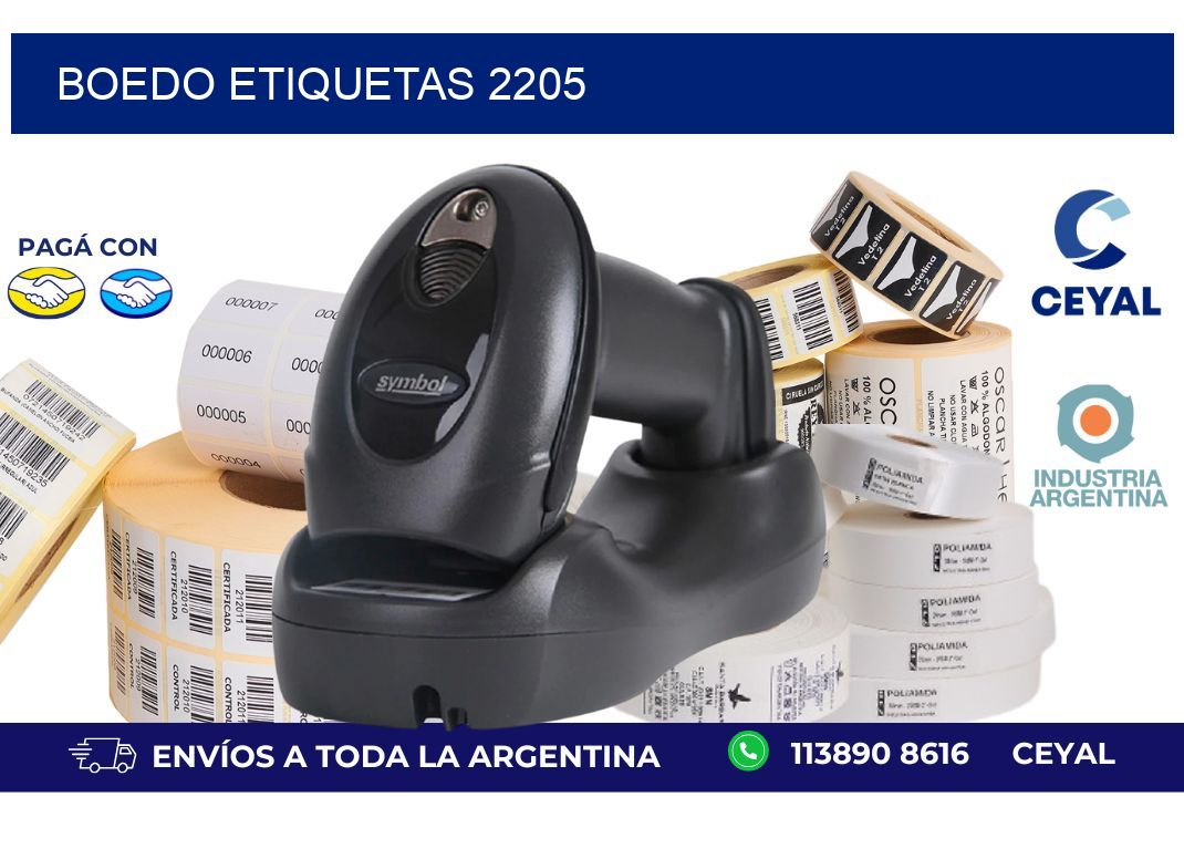 Boedo etiquetas 2205