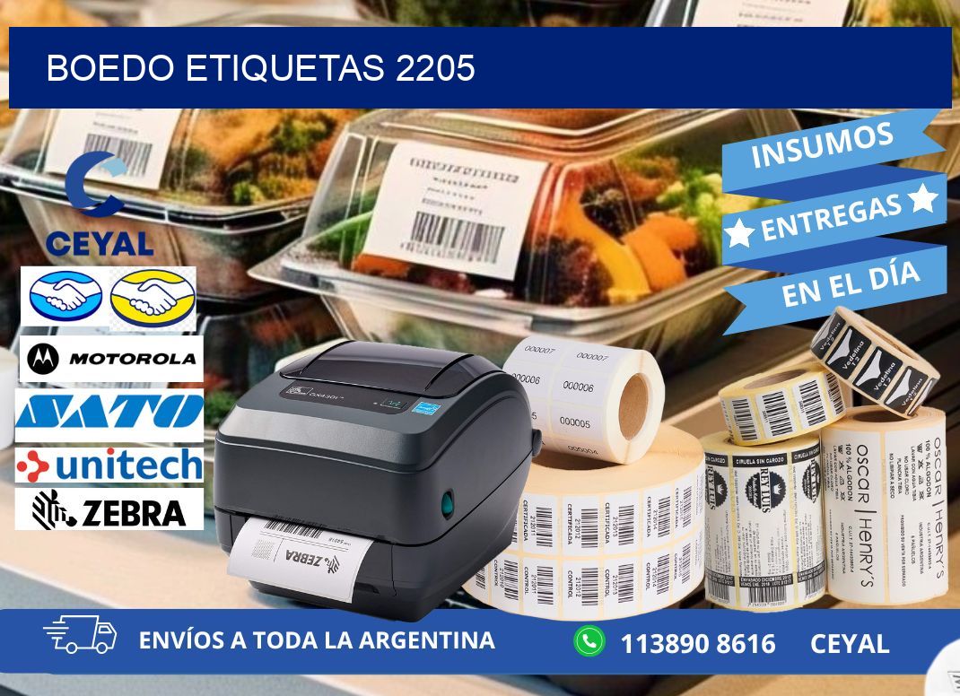 Boedo etiquetas 2205