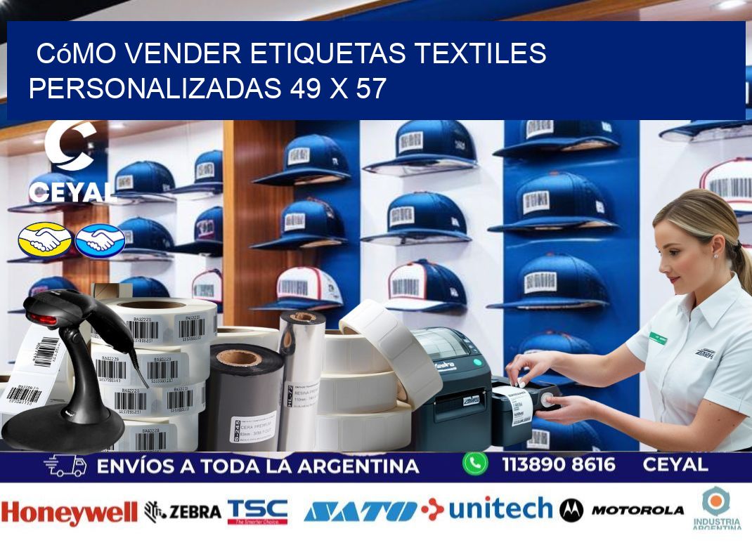 Cómo Vender Etiquetas Textiles Personalizadas 49 x 57