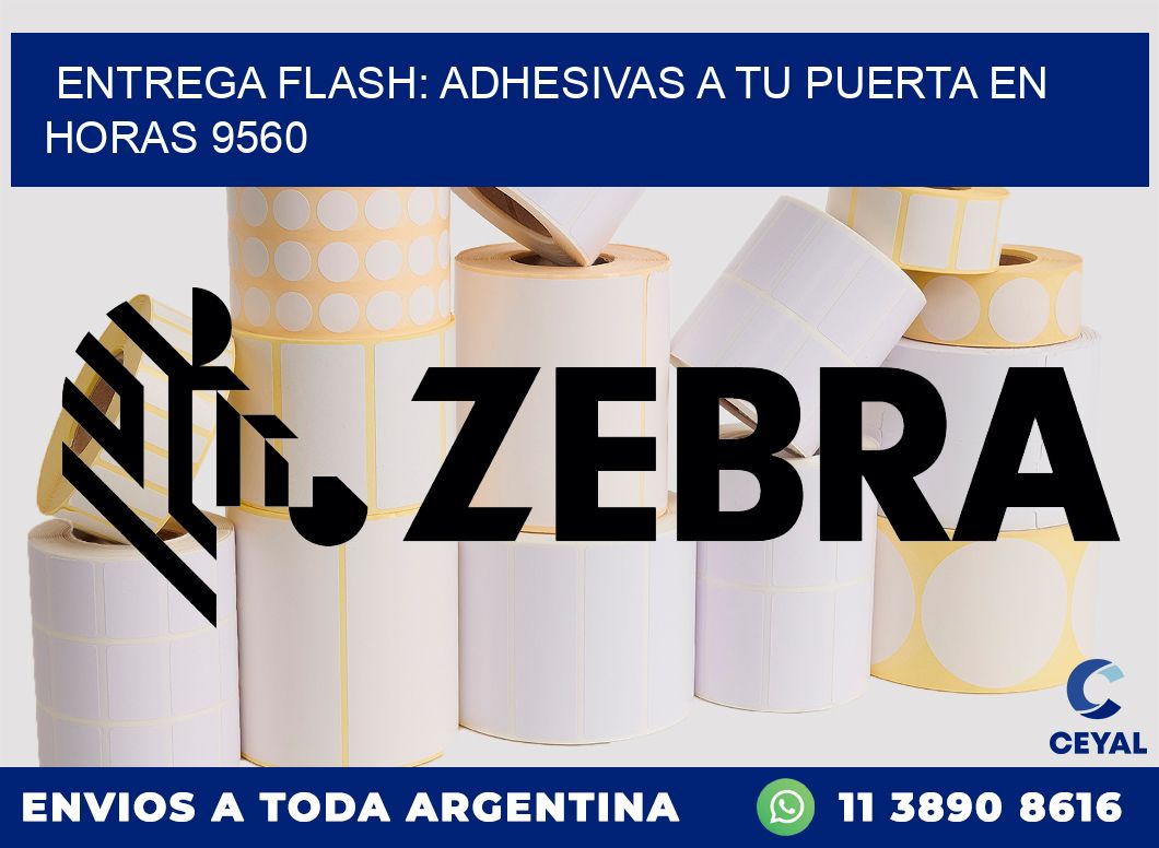 Entrega Flash: Adhesivas A Tu Puerta en Horas 9560