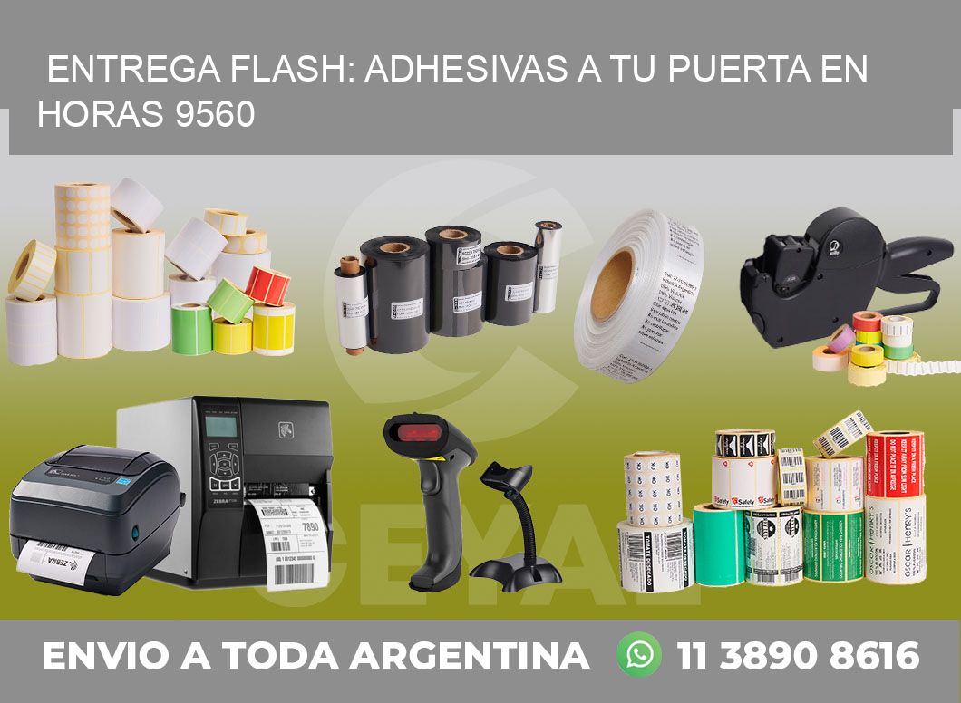 Entrega Flash: Adhesivas A Tu Puerta en Horas 9560