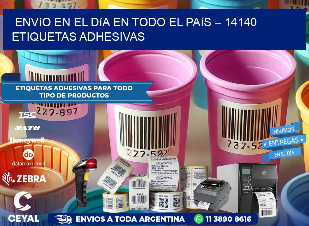 Envío en el Día en Todo el País – 14140 Etiquetas Adhesivas