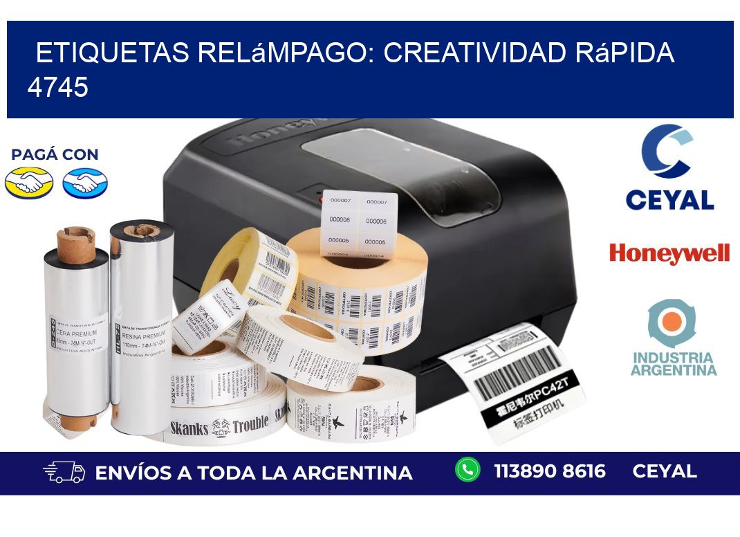 Etiquetas Relámpago: Creatividad Rápida 4745
