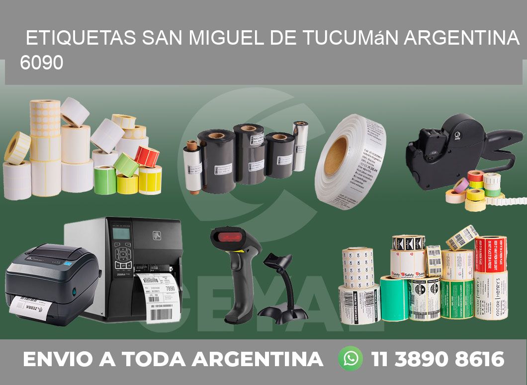 Etiquetas San Miguel de Tucumán Argentina 6090