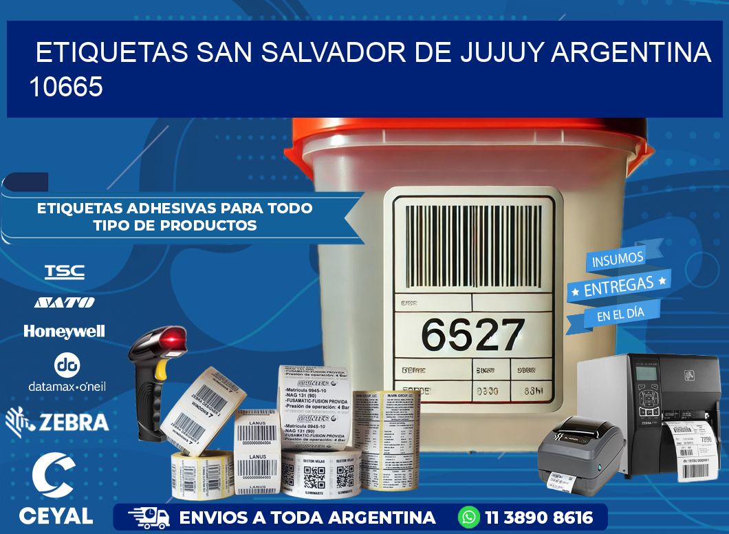 Etiquetas San Salvador de Jujuy Argentina 10665