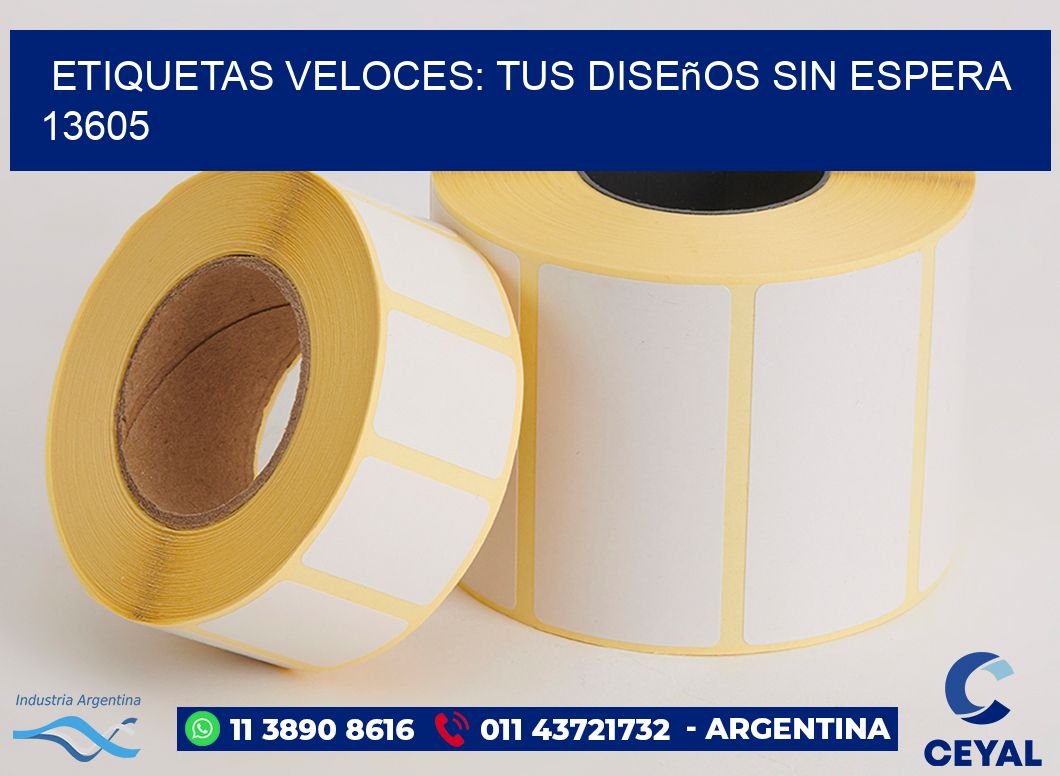Etiquetas Veloces: Tus Diseños sin Espera 13605