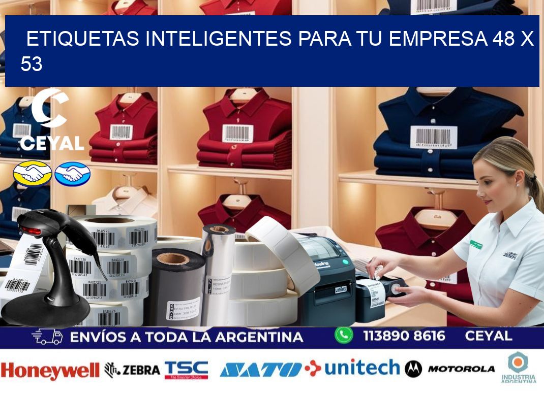 Etiquetas inteligentes para tu empresa 48 x 53