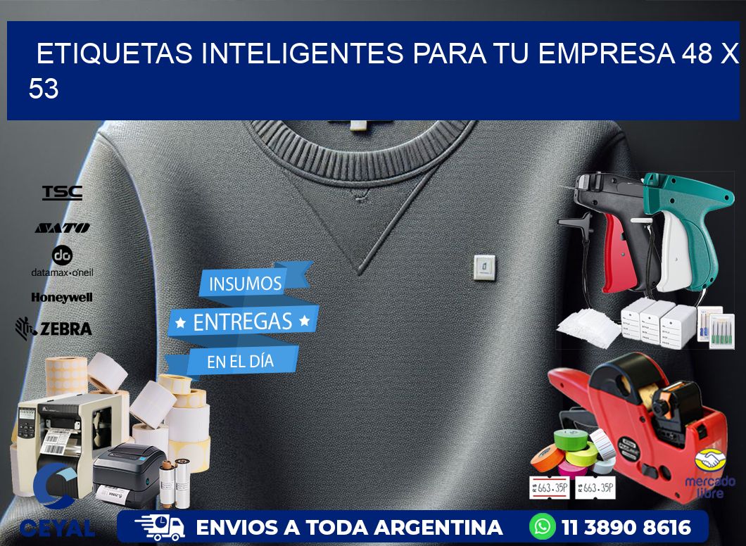 Etiquetas inteligentes para tu empresa 48 x 53