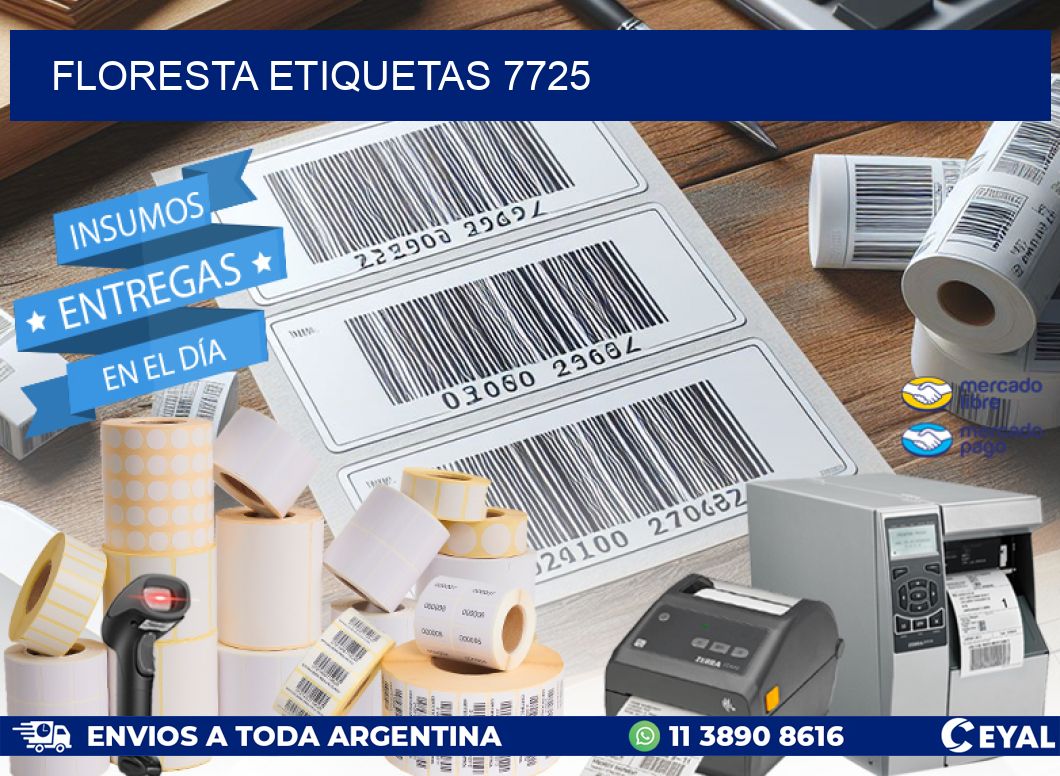 Floresta etiquetas 7725