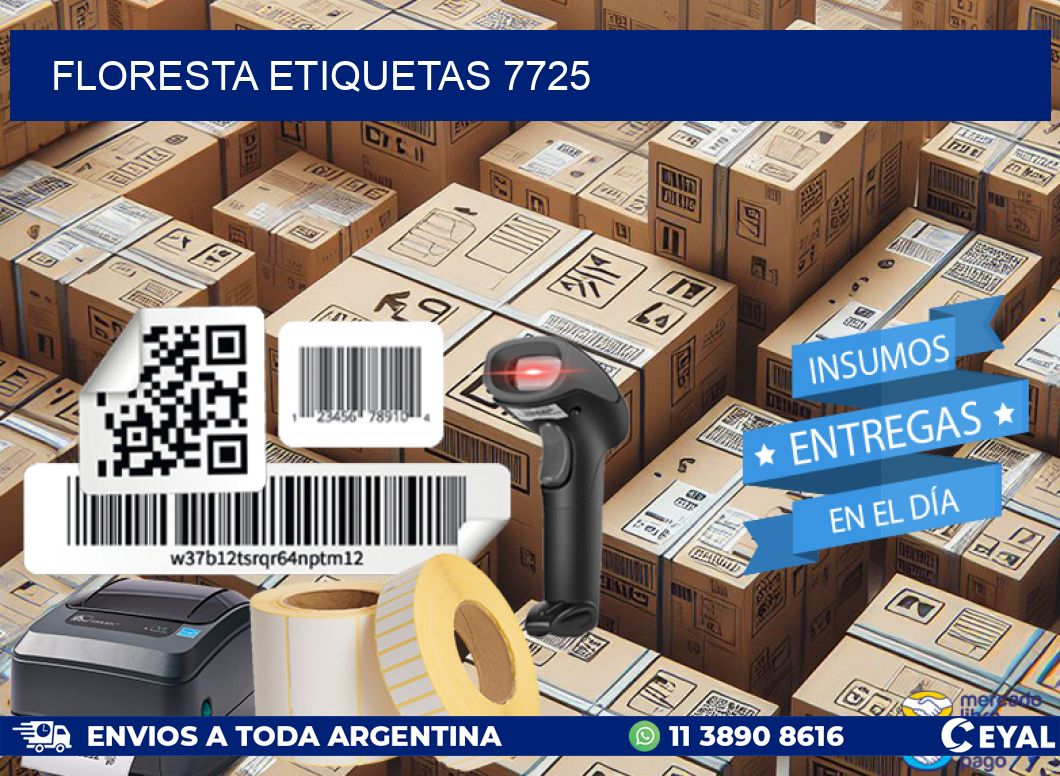 Floresta etiquetas 7725