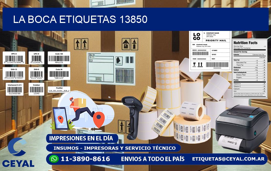 La Boca etiquetas 13850