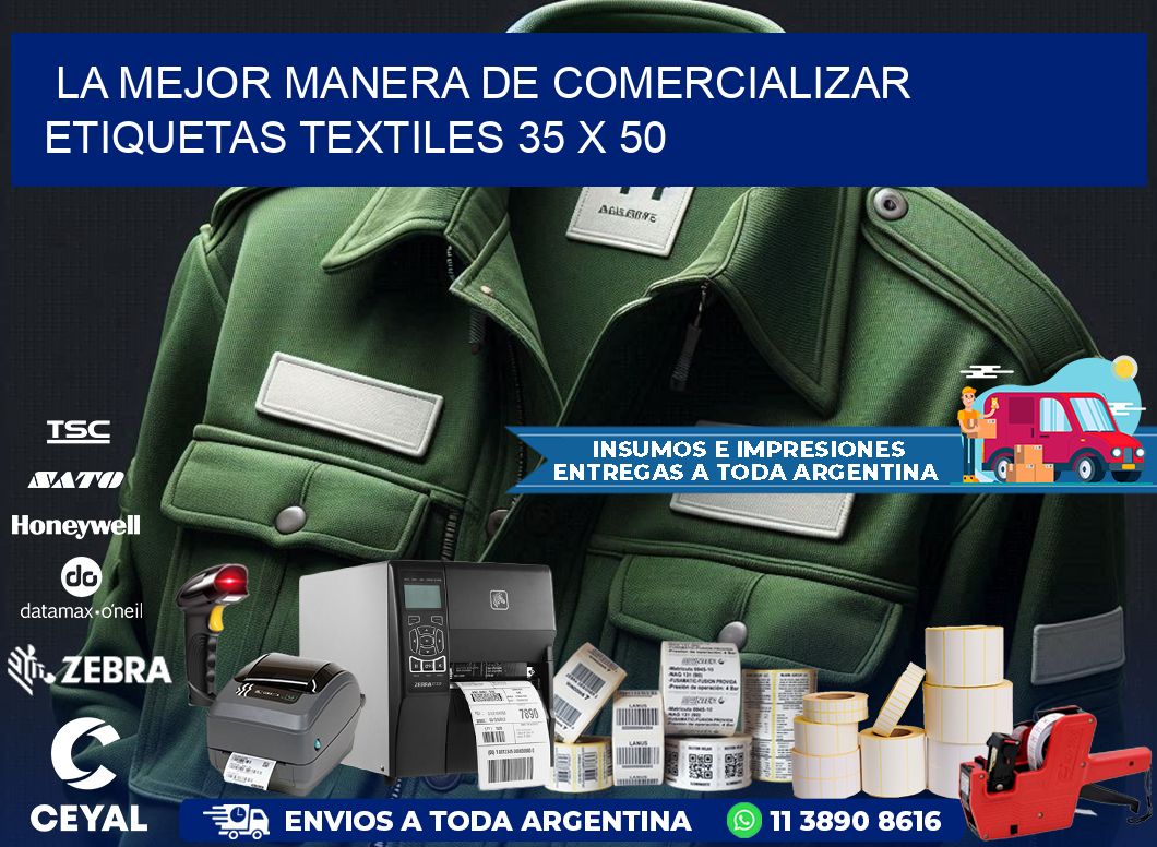 La Mejor Manera de Comercializar Etiquetas Textiles 35 x 50