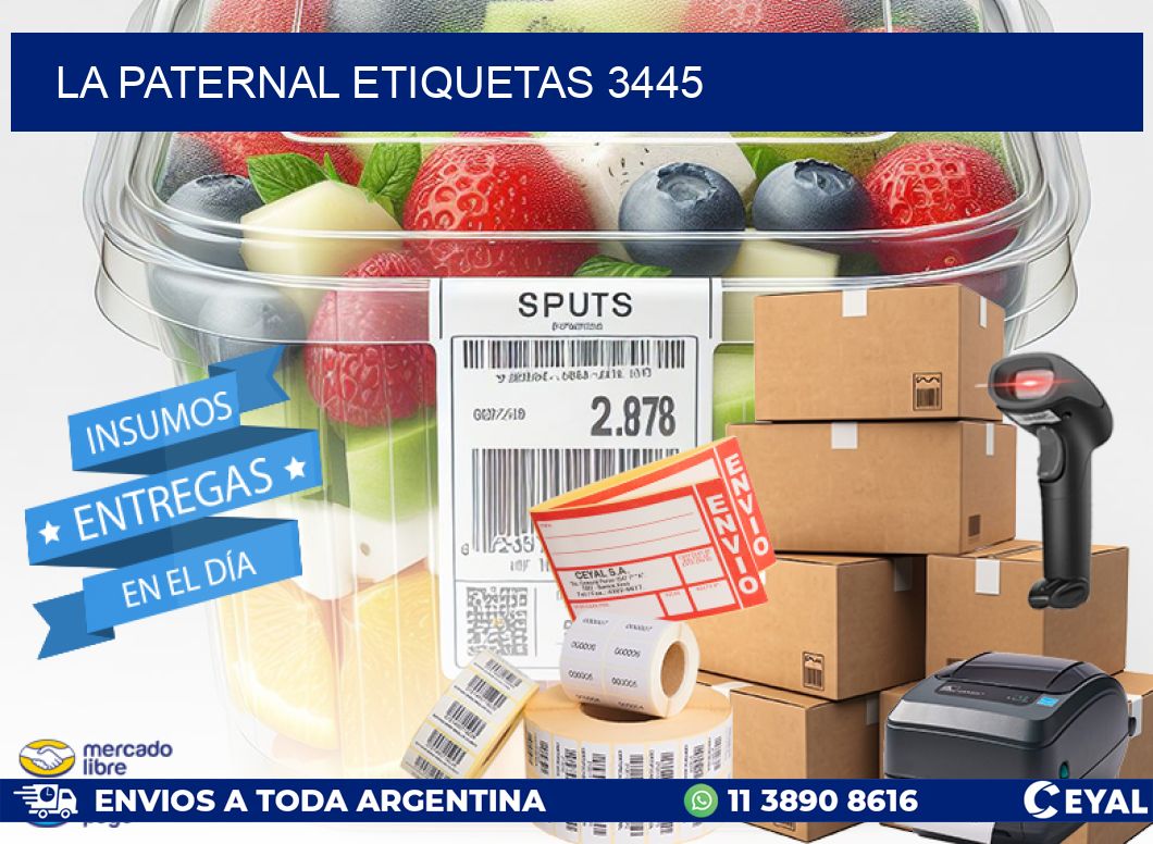 La Paternal etiquetas 3445