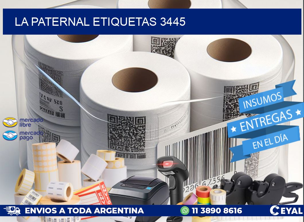 La Paternal etiquetas 3445