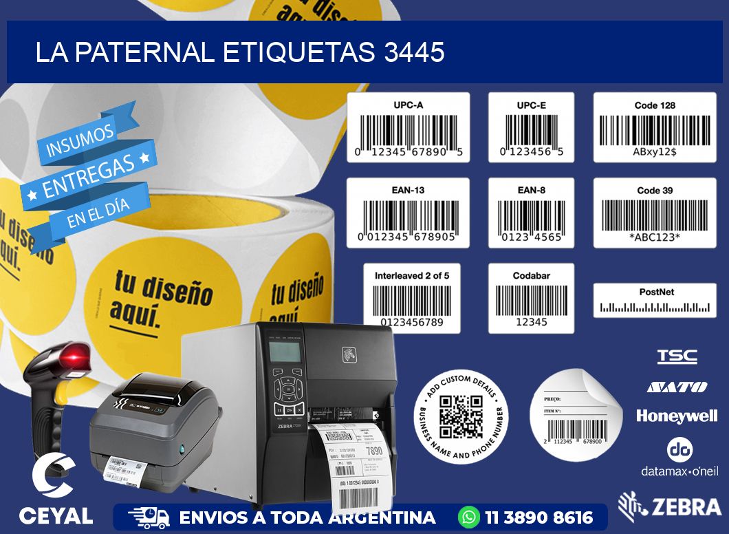 La Paternal etiquetas 3445