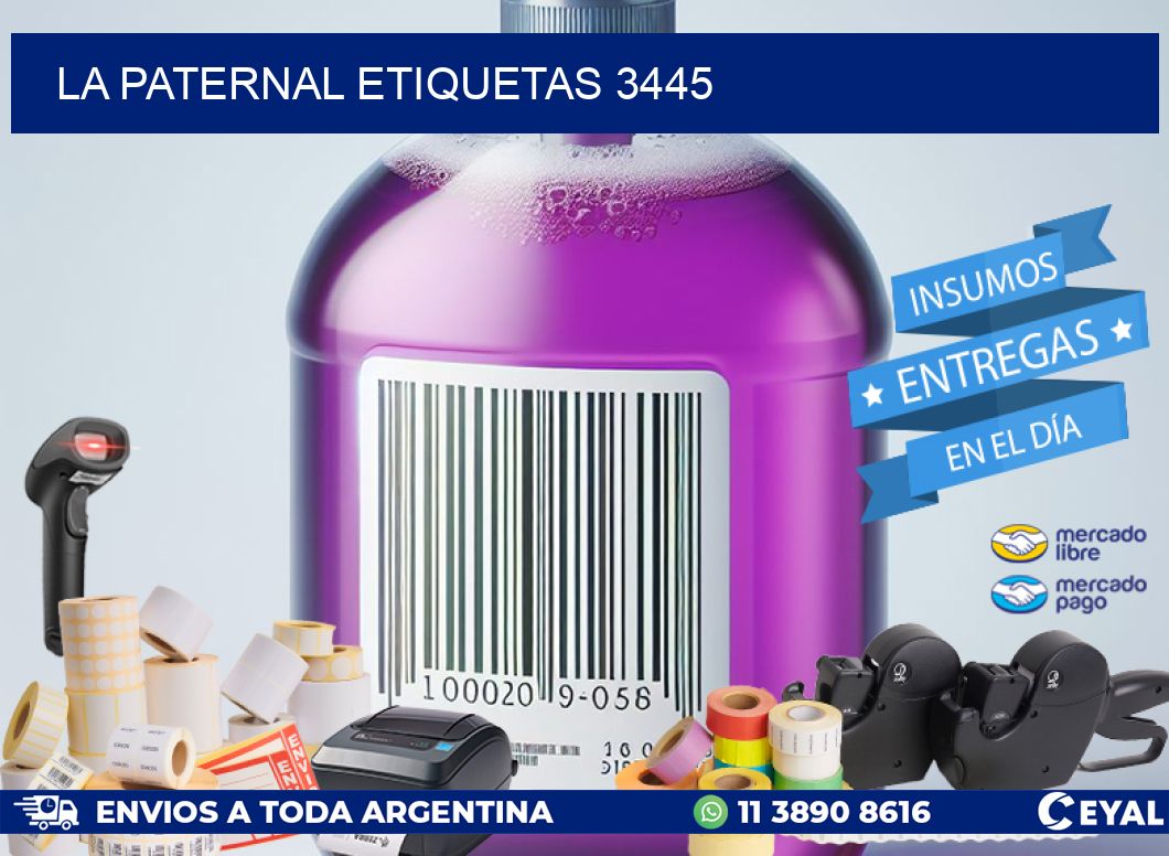 La Paternal etiquetas 3445